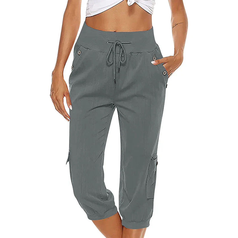 Hermine | Damen Sommer Hose | Schwarze