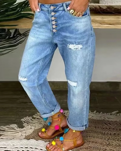 Clarisse | Damen Wide Leg Jeans | Jeanshose