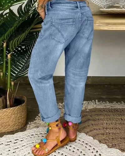 Clarisse | Damen Wide Leg Jeans | Jeanshose