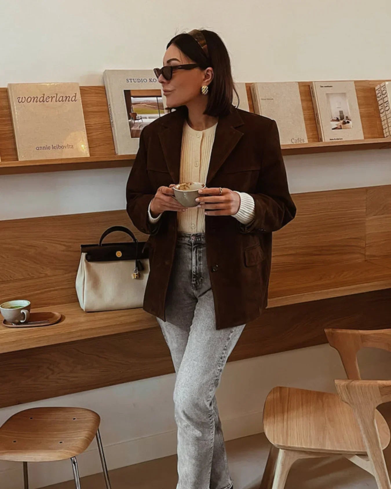 Damenblazer aus Wildleder - Nina