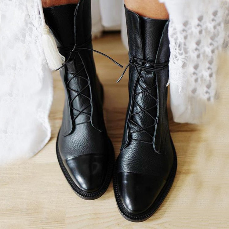 Damenstiefel im Vintage-Stil - Miriam