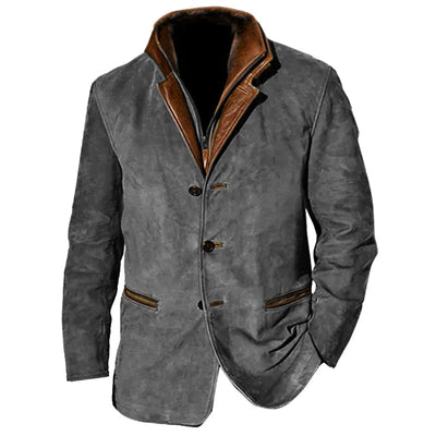 ALESSIO™- HEREN VINTAGE WILDLEDERJACKE