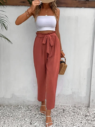 Alliana – High-Waist-Hose mit Gürtel