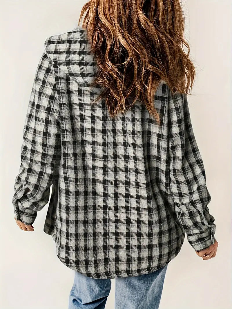 KARIERTER TEDDY FLEECE