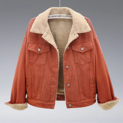 Denim Winterjacke für Frauen - Aleyza