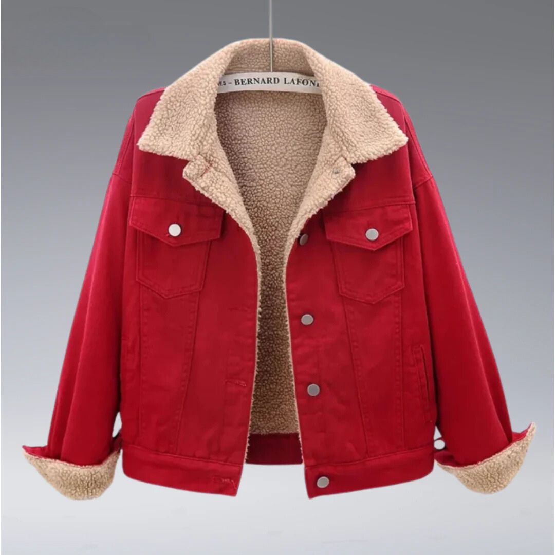 Denim Winterjacke für Frauen - Aleyza