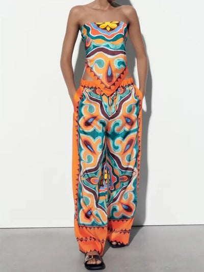 Ayalin – Sommer-Set mit lebendigem Print
