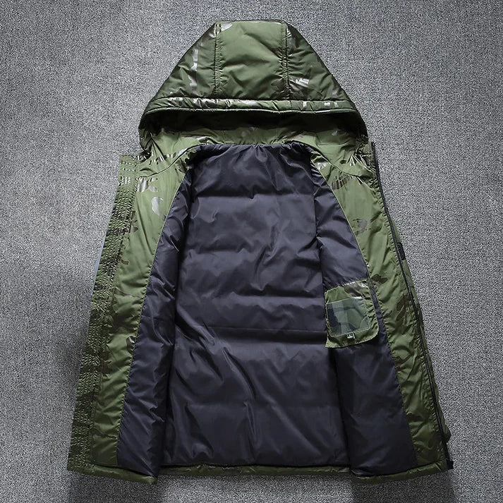 Gustav | Daunengefüllte Hardshell-Herrenjacke