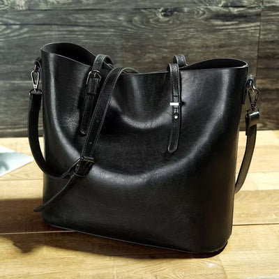NICOLE™ | Vintage-Schultertasche aus Kunstleder