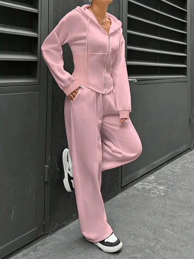 Nanci - Lässiges Zweiteiliges Set Mit Langen Ärmeln