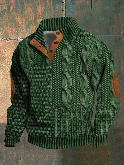 Lukas™ Lässiger Strukturierten Pullover