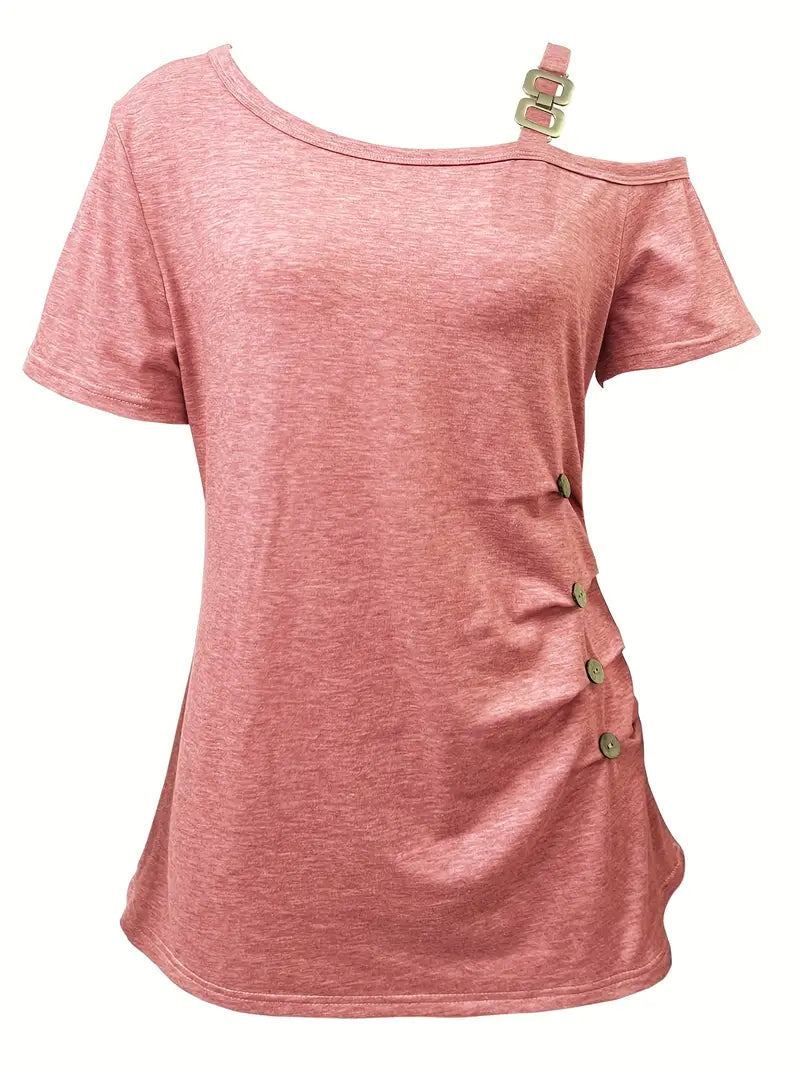 Ianthe - Stilvolles Kurzarm T Hemd