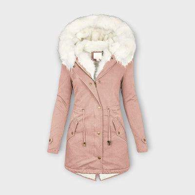 Ivanelle – Winterjacke mit Fellkapuze