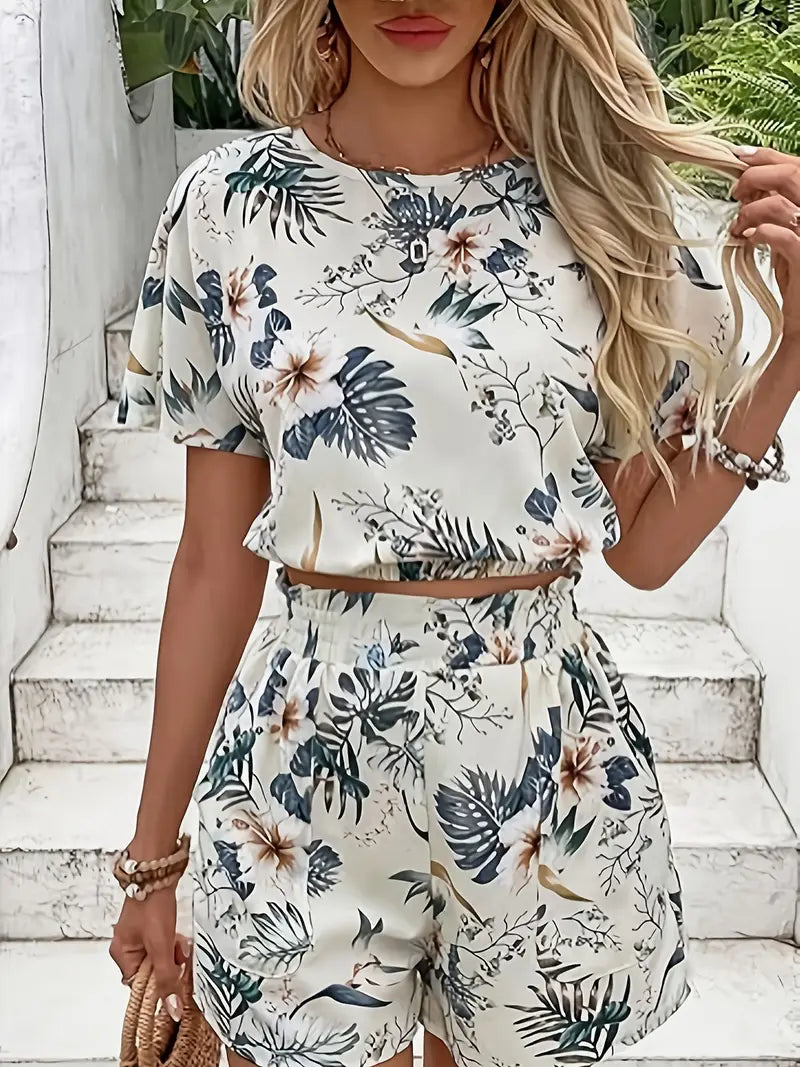 Aminna – Elegantes Top- und Shorts-Set