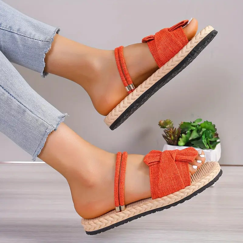 Lovi – Charmante Sandalen mit offener Spitze und Schleife