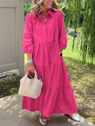 Amara | Maxi Kleid aus Baumwolle für den Alltag