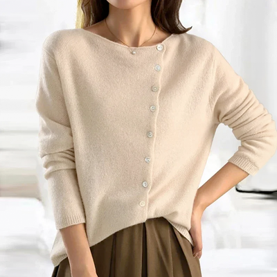 ELIN™| Elegante Bluse mit seitlichen Knöpfe