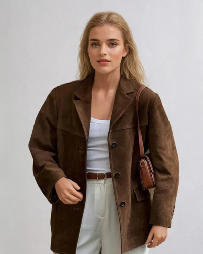 Cecilia | Damen Elegant Blazer | Braun