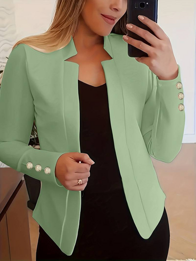 Evangeline | Damen Elegant Blazer | Schwarz
