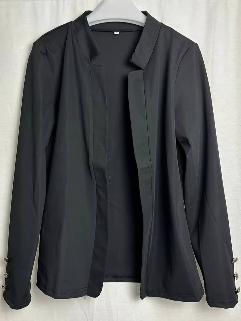 Evangeline | Damen Elegant Blazer | Schwarz
