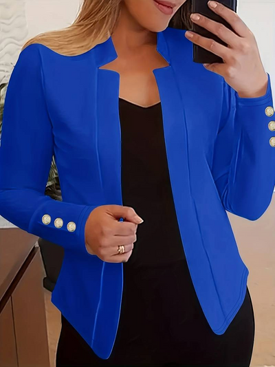 Evangeline | Damen Elegant Blazer | Schwarz