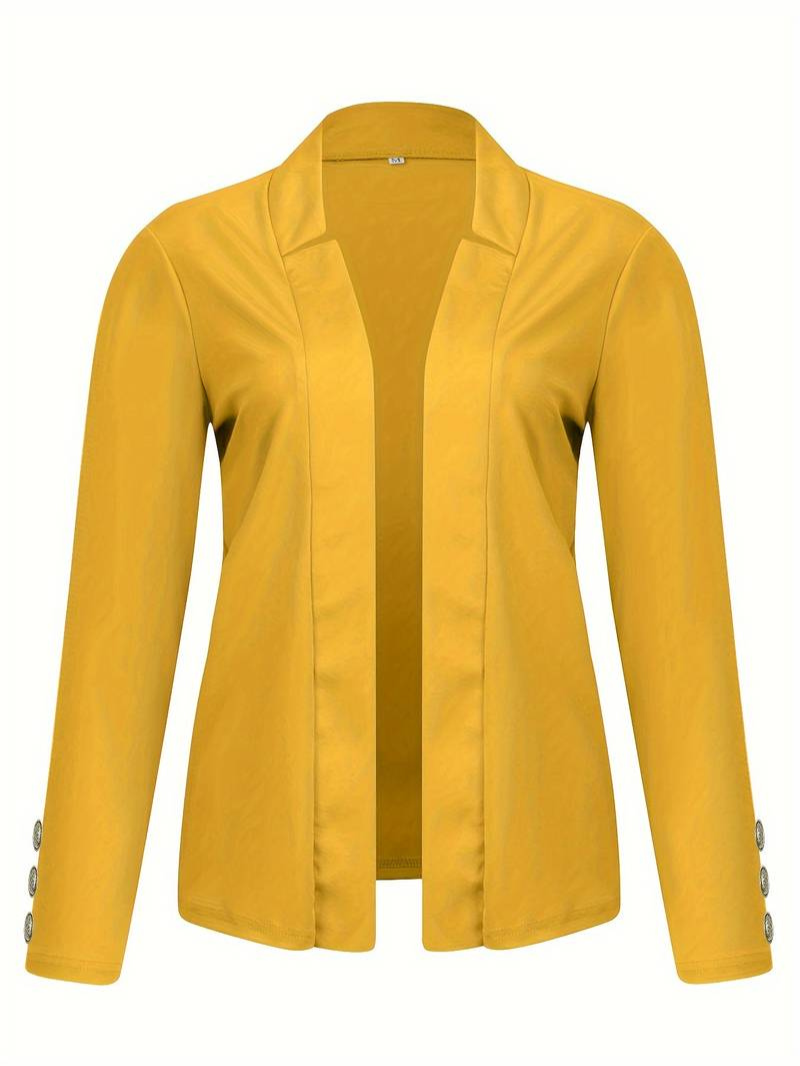 Evangeline | Damen Elegant Blazer | Schwarz