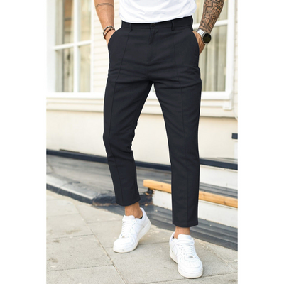 Leonard | Herren Elegant Hose | Schwarz