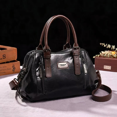 Elegante Damentasche aus Leder - Fenja