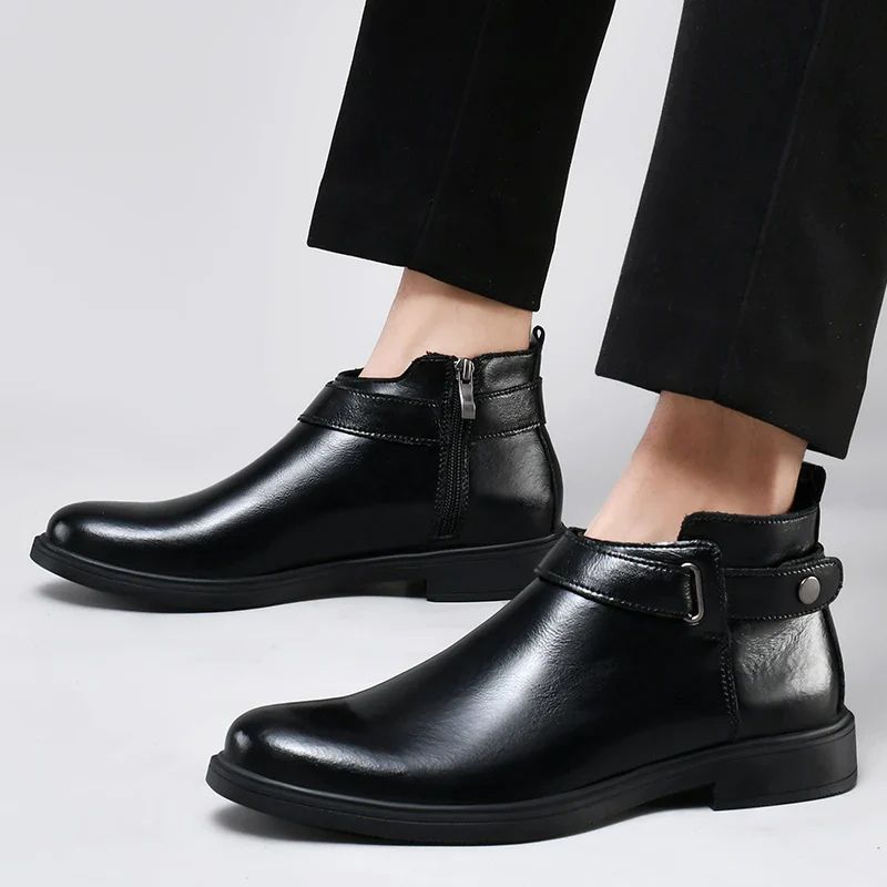Elegante Herrenstiefel aus Leder - Hubert