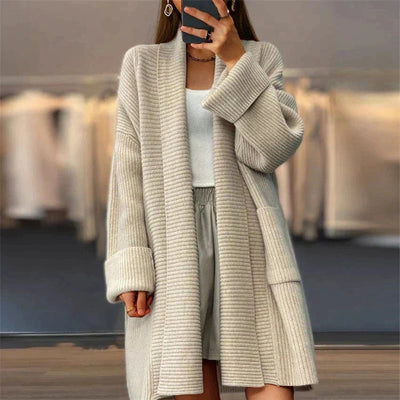 Elegante lange Strickjacke - Tilda