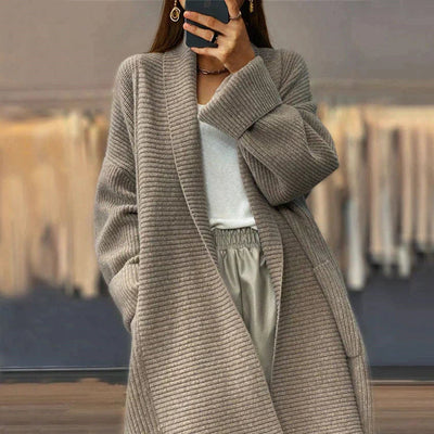 Elegante lange Strickjacke - Tilda