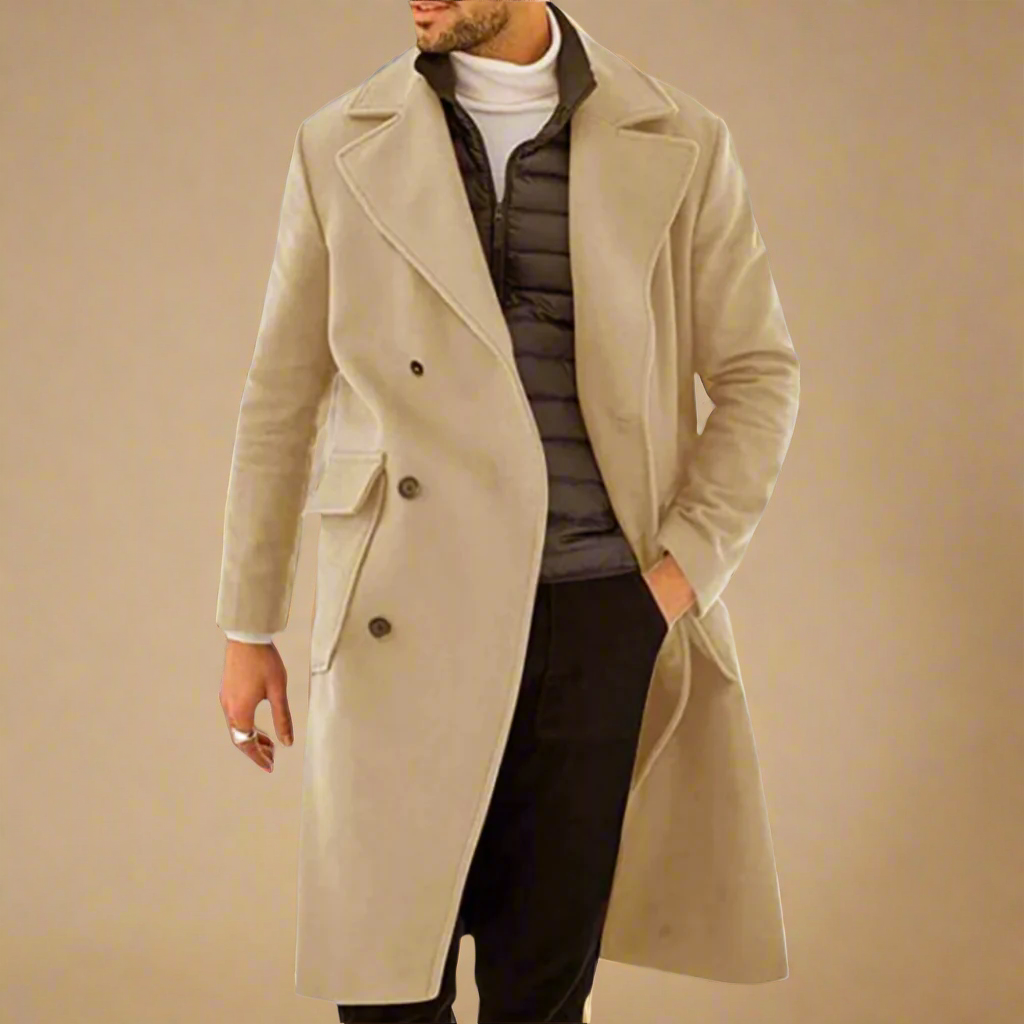 Eleganter warmer Trenchcoat für Männer - Heinrich