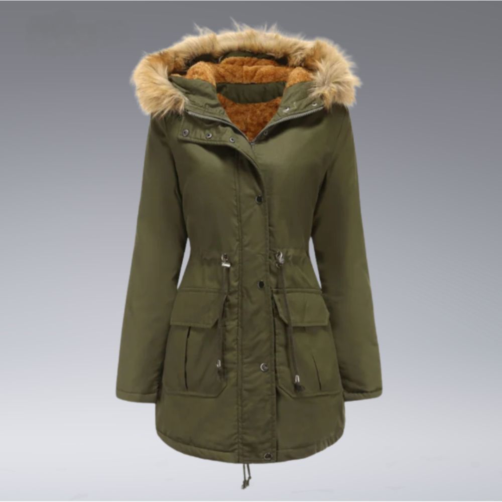 Eleganter wasserdichter Wintermantel für Frauen - Zoelle