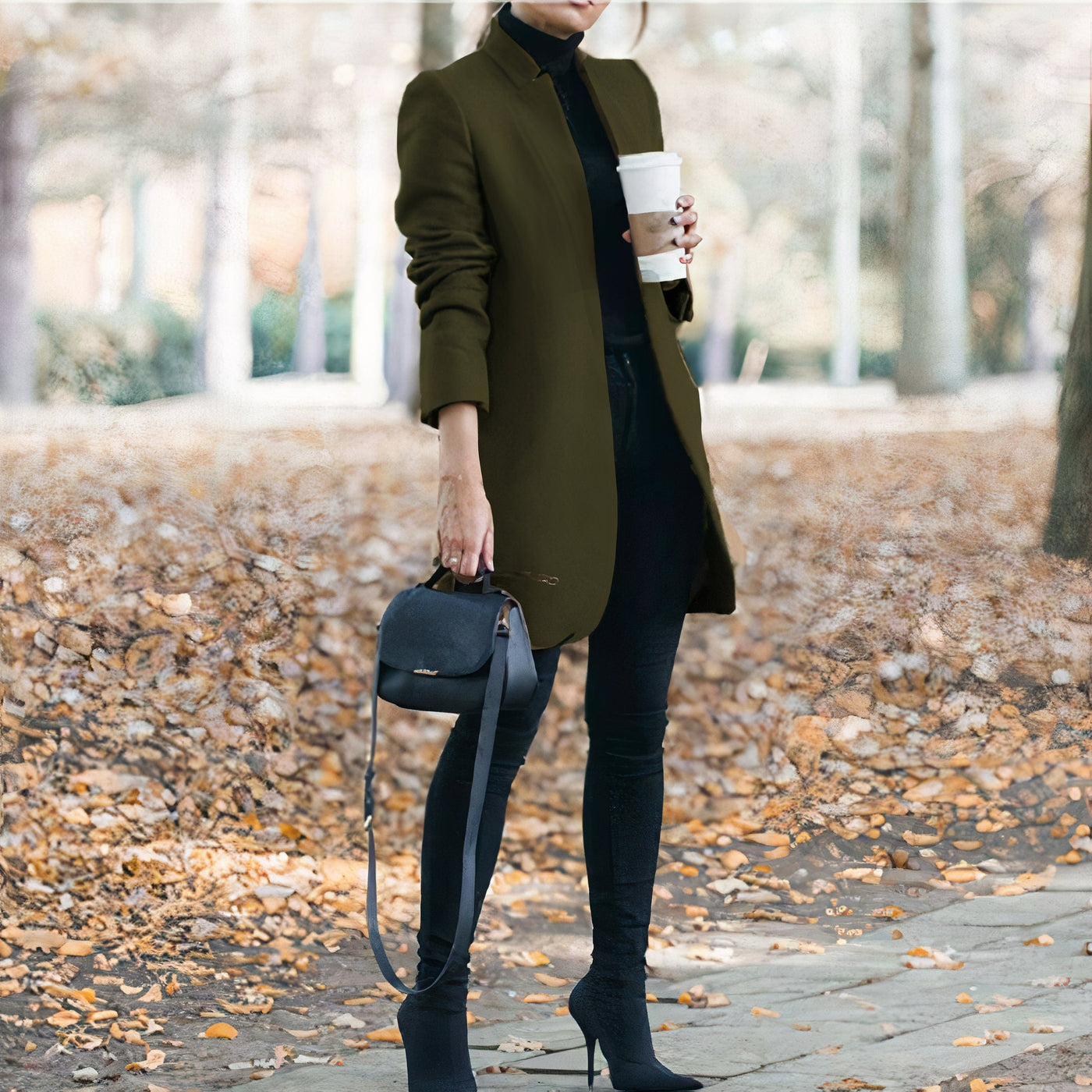 Eleganter Wintermantel für Frauen - Reginel