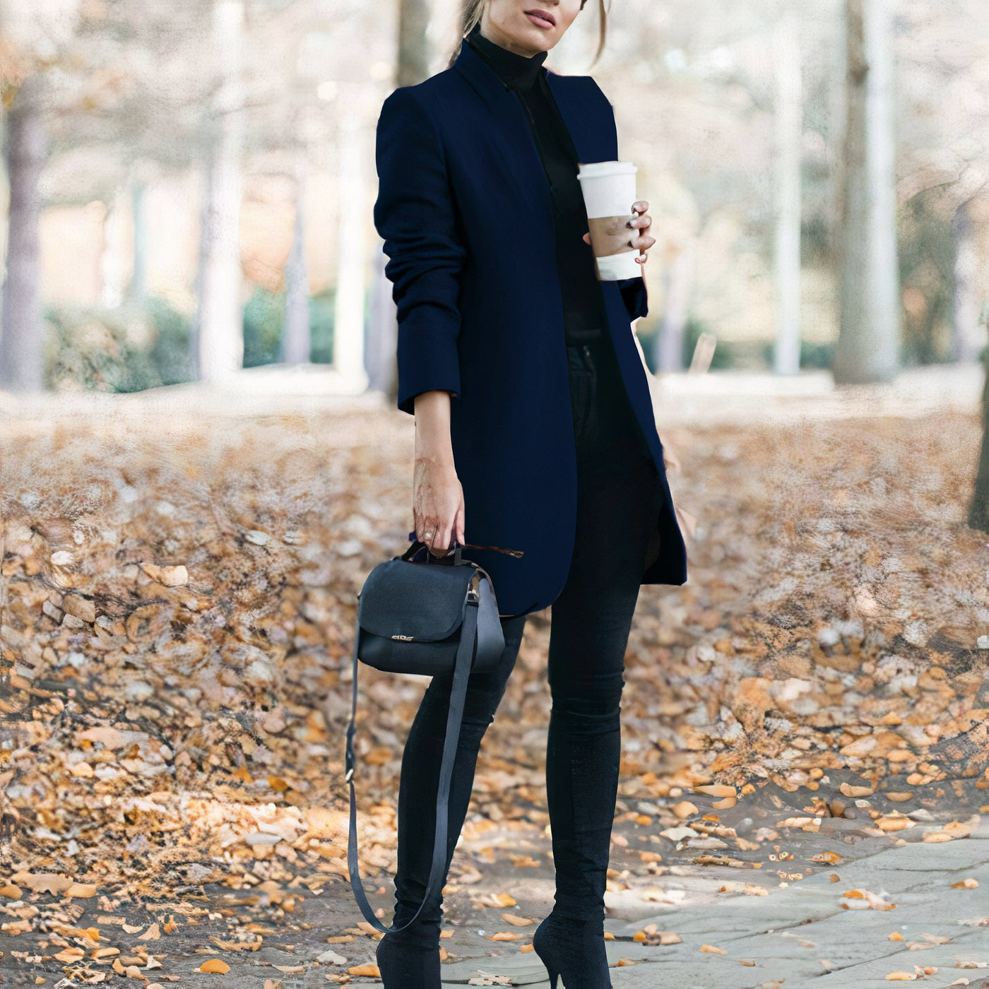 Eleganter Wintermantel für Frauen - Reginel