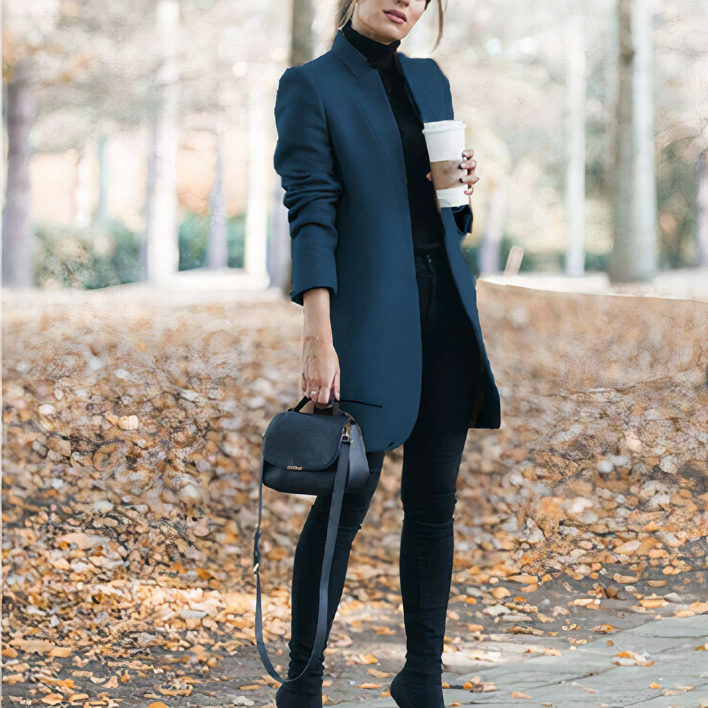 Eleganter Wintermantel für Frauen - Reginel