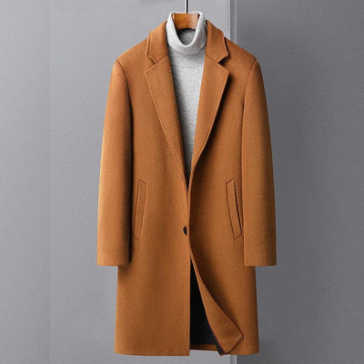 Eleganter warmer Wollmantel für Herren - Platon