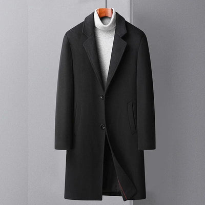 Eleganter warmer Wollmantel für Herren - Platon