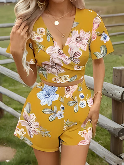 Jianna | Tropische Shorts mit Blumendruck für Frauen