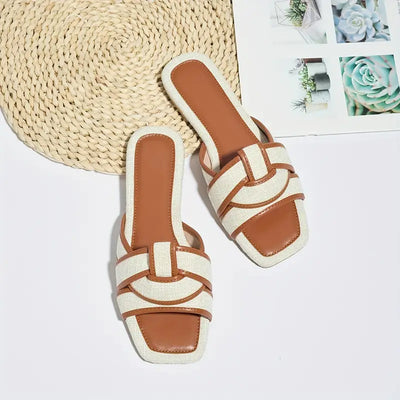 Keoka – Stylische flache Slide-Sandalen