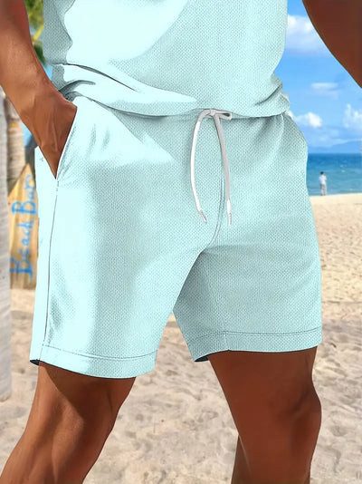 Zackary – Sommer Liches kurzärmliges Zweiteiler Set