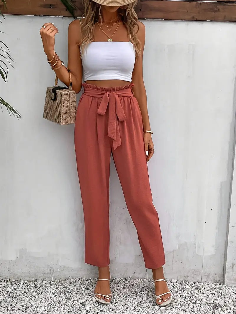 Alliana – High-Waist-Hose mit Gürtel