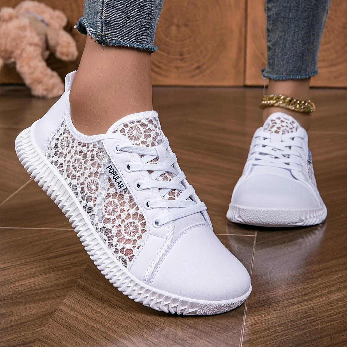 VILERA - ELEGANTER LEICHTER TURNSCHUH AUS SPITZE