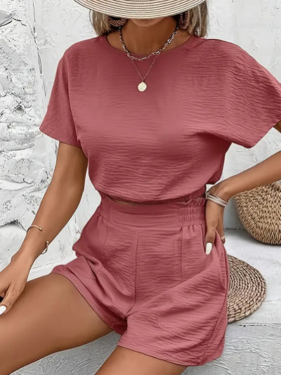 Aminna – Elegantes Top- und Shorts-Set