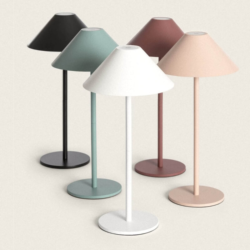 Moderne LED-Tischlampe – Stilvolles, kabelloses Design für Zuhause und Gastronomie