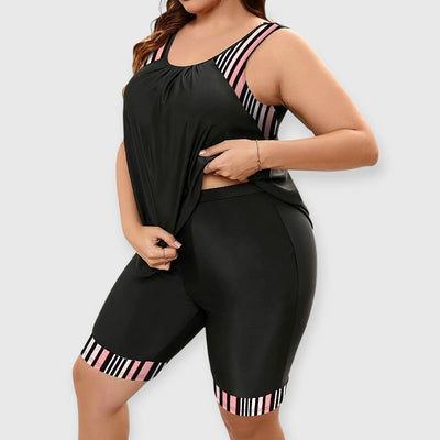 Elsie | Plus Size Tankini Set
