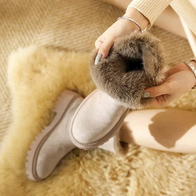 Federica - warme fleecestiefel mit baumwollfutter