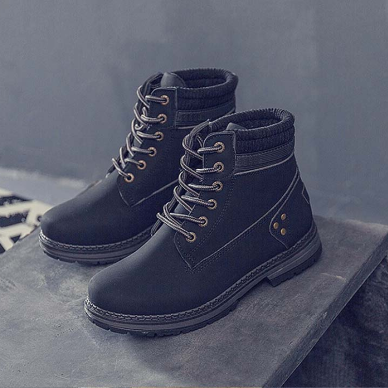 Jovelyn | Damen Flach Stiefeletten | Schwarz