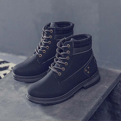 Jovelyn | Damen Flach Stiefeletten | Schwarz