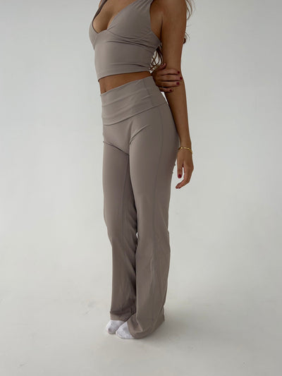 Ausgestellte Stretch Damen-Leggings - für Yoga und Freizeit